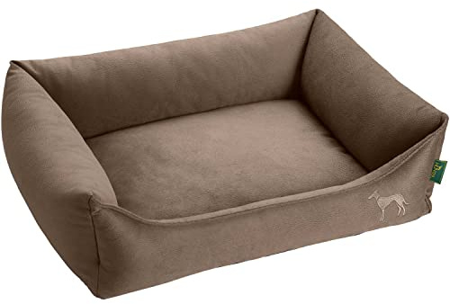 Orthopädisches/Ergonomisches Hundesofa Merida 6-eckig Farbe Taupe, Größe M Hundesofa Merida Farbe Taupe, Größe XL