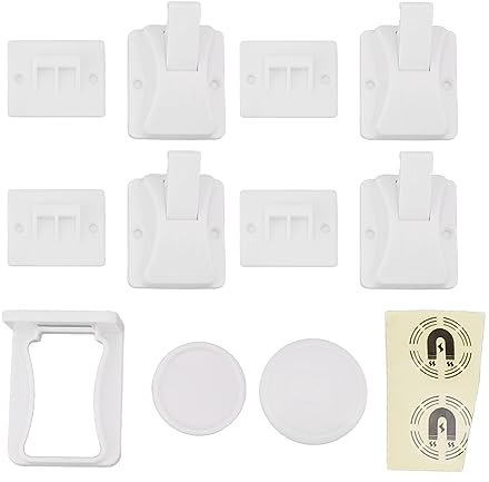 Effektive Kindersicherungen Verhindern Handverletzungen mit Stanzfreien Magnetischen Schrankschlössern für Schubladen (Stil 2)