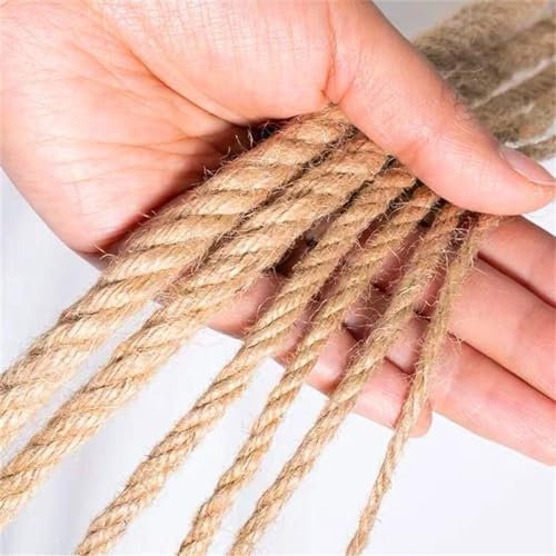 1/1,5/2/2,5/3/4/6/8/10 mm natürliche Jutekordel für Hochzeiten, Gürtelriemen, Floristik, Party, Gartenarbeit, Dekoration, DIY-Geschenkverpackungen (Farbe: 1,5 mm x 9,1 m)