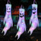 BUOAZR 3 Pièces Halloween FantôMe Suspendue DéCoration, Manche à Air Lumineux à LED en Forme De FantôMe Dhalloween, DéCorations FantôMe Manche à Vent, pour déco d'Halloween Extérieur, Intérieur,Jardin