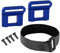 Support de fixation de batterie en aluminium avec sangle RC Pièces de rechange pour TRAXXAS 1/8 6S MAXX SLASH 102076-4 RC voiture, bleu