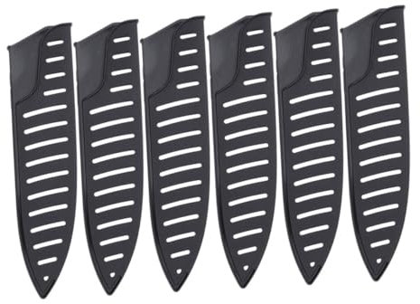 OKUMEYR 6stücke Pp-material Messerschutzhülle Cutter Protector Kunststoff Scheide Küchenhelfer Für Klingen