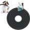 mizikuu Kabelschlauch Selbstschließend, 3 Meter × 25mm Kabelschutzgitter Hund und Katze Kabelkanal Expandable Kabelschläuche Geflochtene vor dem Kauen von Haustieren Schwarz