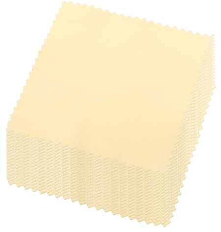JEWEDECO 30pcs Jewelry Polishing Cloths Double-Sided Cleaning Cloths for Silverware Watches and Jewelry Care and Portable Cleaning Tools for