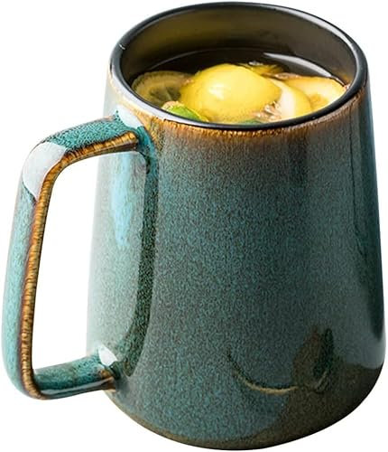 Tazas de desayuno gigantes, ensaladera, taza de sopa de cerámica, taza de sopa única, recipiente for café, té, cuencos de sopa, tazas de café de cerámica, estilo chino, taza de té vintage, taza de lec