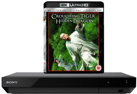 MULTIREGION Blu-ray Player Compatible with Sony UBP-X700K Blu-ray Region A, B & C - DVD Regions 1-8 - Bundle Including Crouching Tiger Hidden Dragon 4K UHD Disc UPB-X700
