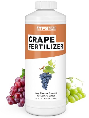 Grape Fertilizer – Liquid Plant Food for Bigger Harvests, Stronger Vines & Better Fruit Development, 32 oz