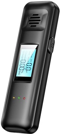 Portable Breathalyzer - Portable Breath Alcohol Tester | High Accuracy Alcohol Detector | Digital Display Analyzer Device for Home Road Trip Before Driving Family Gathering Bar Restaurant