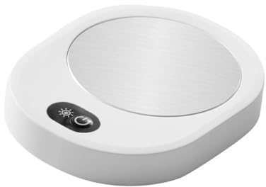 Limtula Calentamiento inteligente con apagado automático, calentador de bebidas alimentado por USB, mantiene la temperatura del café/té para todos los tipos de tazas, tazas de café fáciles de usar
