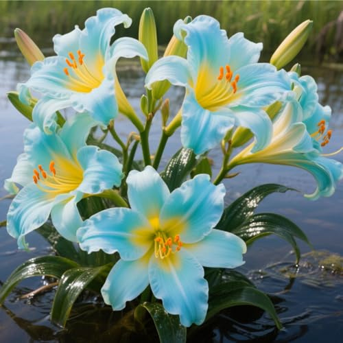Brillantes Taglilien, MehrjäHrige, Farbenfrohe Taglilien-Rhizom In GroßPackungen, Fachgerecht Gepflanzt, GartenverschöNerung-8 Rhizom-C