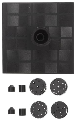 TOYANDONA Fuente Solar Flotante para Jardín y Piscina Bomba Solar para Estanque y Baño de Pájaros, Decorativa para Exteriores, Circulación de Agua sin Contaminación, Tamaño Mediano
