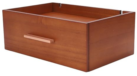 Jectse Organisateur de Sachets de thé en Bois, Support de Sachets de thé à 8 Compartiments, Tiroir de Boîte de Rangement de en Bois pour Présentoir de Comptoir de de Sucre de café (BROWN)