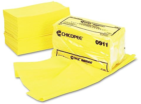 Chix 0911 Masslinn Dust Cloths, 24 x 24, Yellow, 50/Bag, 2 Bags/Carton
