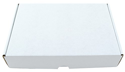 25x Faltkarton Größe:240 x 160 x 50mm (DIN A5) in Weiß Maxibriefkarton Versandkarton Faltschachte