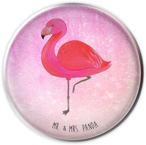 Mr. & Mrs. Panda Waschbecken Stöpsel Flamingo Classic - Geschenk, Tochter, prächtig, einzigartig, ich, Außenseiter, für mich, Ablaufgarnitur,