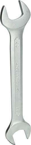 BRILLIANT TOOLS BT010912 Clé à fourche double, 24 x 27 mm [Powered by KS TOOLS]