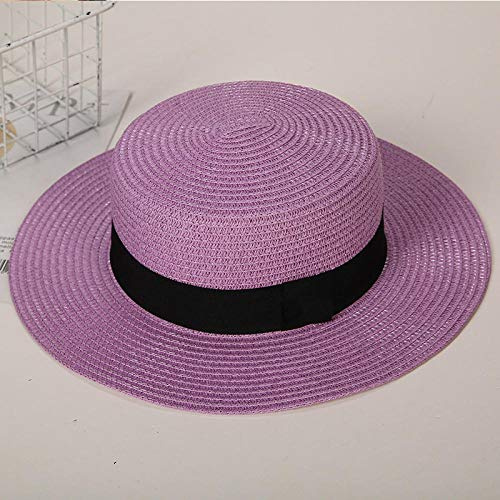 Sombreros De Paja Gorra De Mujer Sombrero De Playa Sombrero De Paja Unisex Sombreros De Navegante De ala Ancha Sombrero para El Sol para Mujer Hombre