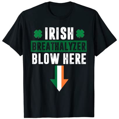 Lustiger irischer Alkoholtester, der hier zum St. Patricks Day Party T-Shirt