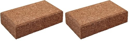 Faithfull FAIC18 Cork Rubbing Block, 115mmx65mm (Pack of 2)