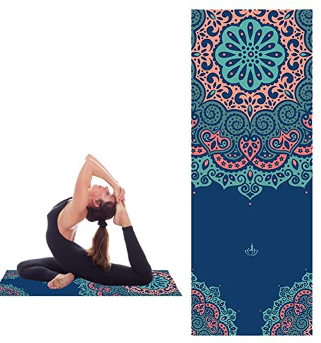 Yogamatte, rutschfest, feuchtigkeitsableitend, schweißabsorbierend, heiße Yogamatten für Frauen, dicke Yogamatte, Yogamatten für Männer, lange Yogamatte, Yogadecke für Fitnessstudio, wasserabsorbieren