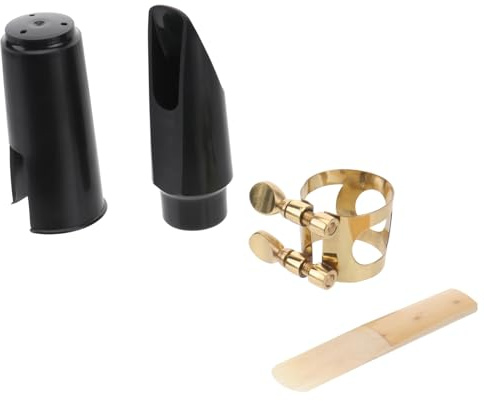 Klarinetten Brenner Satz für B-klarinette, Abs Kunststoff, Schwarz | Ratio 2, 5, Kompatibel mit B-klarinette, Zubehör für Mundstückschutz, Robust und Präzise