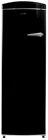 212 Main 24 in. Classic 8.3 Cu. FT. Frost Free Retro Upright Freezer in Black