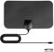 Verazquy TV Aerial Indoor, 4K TV Aerial Digital TV Antenna Indoor Amplified with 200+ Miles Long Range Reception, Coaxial Cable for Freeview TV Support Local HD TV 4K 1080P Other Resolutions Channel