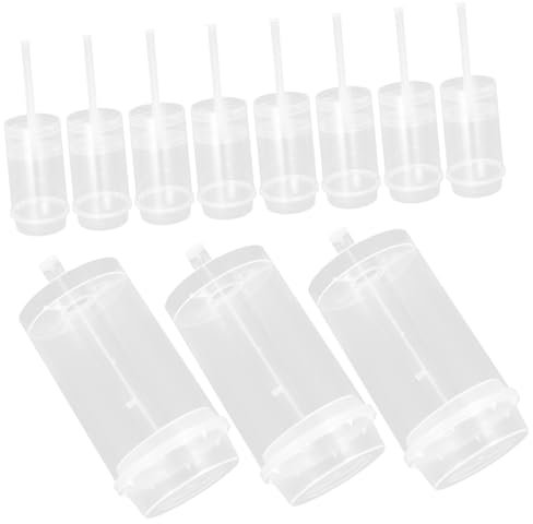 Alipis Stampi Push-up Per Torta Rotondi in Plastica Pp, 30 Pezzi, Contenitori Push Pops Per Dolci Fai Da Te, Riutilizzabili e Facili Da Pulire, Per Cheesecake, Gelati e Gelatine