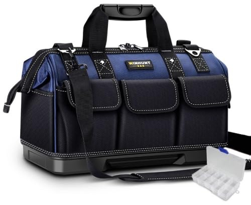 Suprills 20-Inch Heavy Duty Tool Bag Tools Storage Bag Large Tools Storage Bag, Organiser for Tools with Shoulder Strap, Large capacity, waterproof, Wear-resistant