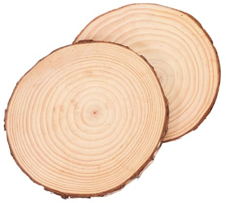 Pierres de Chemin Ludiques en Bois, Lot de 2, Surface Antidérapante