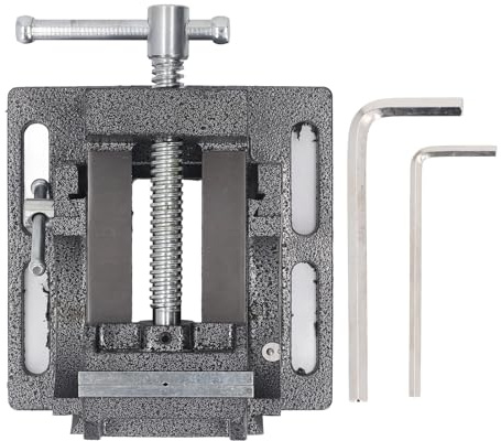 Angle Drill Press Press Fise 3 pouces 0 90 degrés Inclinant l'inclinaison de serrage stable vice en acier pour les projets de forage de menuiserie en métal avec mâchoire détachable