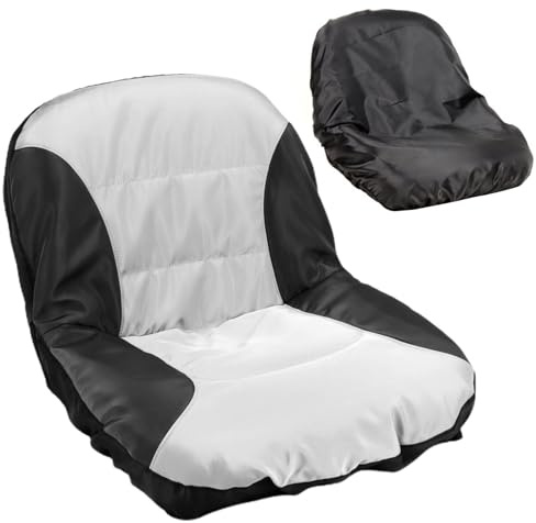 Genérico Cubierta del Asiento del Tractor: Tela Oxford, Protector De Cojín Tractor, Resistencia A La Intemperie | Cómoda Cubierta Asiento Cortacésped, Caso De Cortacésped para La Granja Jardines