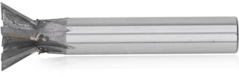 Bamjour Cortador de de Milano, 30 Mm Cortador de de Milano de 60 Grados con Vástago Recto Fresa de Espiga Recta Fresa de Flauta Recta de Ranurado de Carburo de 6 Flautas