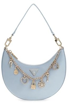 GUESS borsa a tracolla Tasmin Mini Shoulder Bag Light Blue celeste