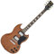 Vintage VS6 E-Gitarre, Natur-Mahagoni