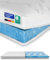 AM Qualitätsmatratzen Gel Topper 80x190cm weich - Made in Germany - Gelschaum Topper 80x190 mit Lyocell Bezug & Antirutsch Funktion - Anpassungsfähiger Memory Foam Matratzentopper 80x190