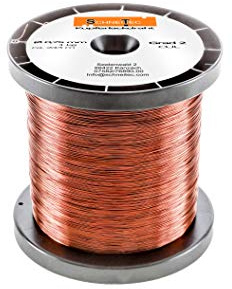 Kupferlackdraht W210 Ø 0,75 mm 1 kg, ca. 240m - CU Lackdraht Grad 2 CUL Kupferdraht Gewicht 1 Kilogramm Durchmesser 0,75 Millimeter Wickeldraht Kupfer Draht nach IEC 60317-13