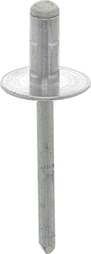 Restagraf - Rivet Tête Large Multi-Serrage Aluminium & Tige Acier - Compatible avec VOLKSWAGEN GOLF VI - Diamètre 6,4 mm - Longueur 14 mm - Réf. 139000 - Sachet de 20