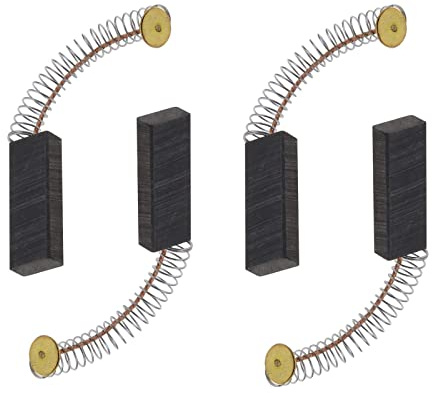 ECSiNG 2 Pares de Escobillas de Carbón para Motor de 6x11x30 Mm para Amoladora Angular Martillo Rotativo Taladro Sierra Circular Taladro Eléctrico Piezas de Herramientas Eléctricas
