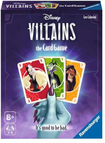 Ravensburger Familienspiel 27278 - Disney Villains - The Card Game - Kartenspiel für 3-6 Spieler ab 8 Jahren mit Ärger-Faktor für die ganze Familie