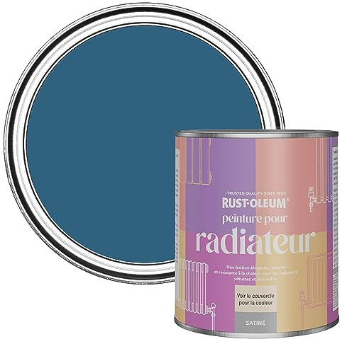 Rust-Oleum Hitzebeständiger Heizkörperlack in seidenglänzendem Finish - Kobalt 750ml