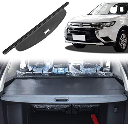 WangSiwe Auto Einziehbarer Laderaumabdeckung Kofferraum Hutablage für Mitsubishi Outlander 2007-2012 Schutz Der PrivatsphäRe Abdeckung Cargo Cover Kofferraumabdeckung Rollo