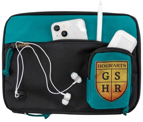Blue Sky Studios Harry Potter Tablet Mini Case Tech Bag Organiser - Small Electronics Organiser Pouch for Travel - Harry Potter Merchandise