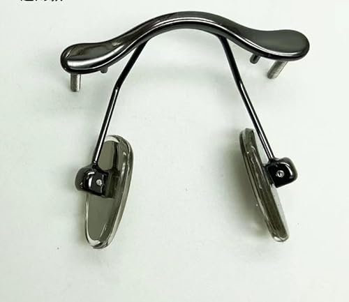 Accessoires de lunettes repose-nez, verres en cristal sans cadre pont de nez spécial faisceau central repose-nez d'air général un trou et une fente confortable à porter (1 pièce)(taille : environ 2 cm