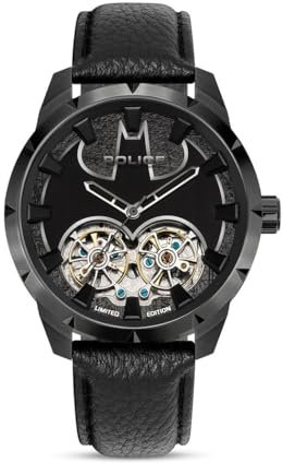 Police Armbanduhr Automatik Batman Limited Edition Schwarz PEWGE0022701