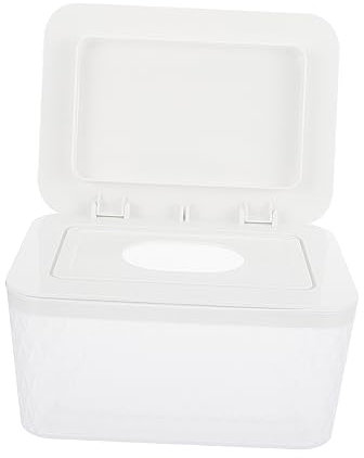 1stk Box Für Feuchte Tücher Spenderhalter Für Tücher Aufbewahrungsboxen Für Feuchttücher Tv-ständer Tragbare Tücher Weiß P.s Baby Papierserviette Nass Und Trocken