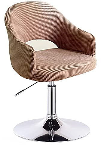 Mswborml Moderne Husse für Stuhl mit Armlehne und Hohle Rückenlehne 4/2/1er Set Stretch Barhocker Stuhlhussen Bezüge Universal Stuhlbezug Sitzflache für Party Hotel Bankett Zuhause, Waschbar,A,2PCS