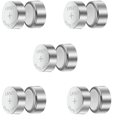 Simpletek Lot de 10 piles à bouton LR927 | AG7 395A SR927 | 1,5 V pour montres, télécommandes, jouets et appareils électroniques | Lot de 10