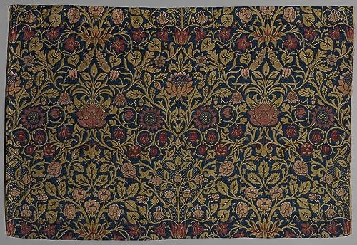 XSBPDPII Berühmt Wandkunst Bilderdruck Leinwand Wandkunst Bilder Veilchen und Akelei von William Morris Leinwandbilder für Flurdekoration 60x90cm