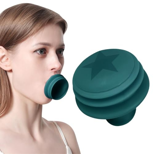 Gesichts-Biss-Muskeltrainer, V-Gesicht, Yoga für straffende Haut, Silikon, schlanker für Männer, Frauen, Reisen, Zuhause, Gesichtsmuskeltrainer, tragbar